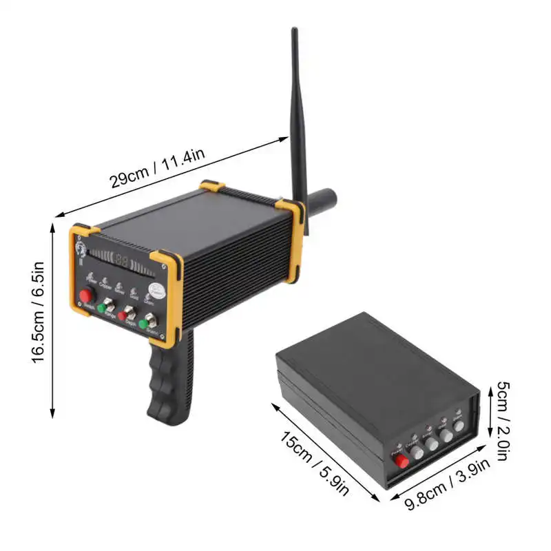 Metal Detector Underground 15 Meter Depth 1000 Meter Search Range Identifying Metal Types Accurate Locating