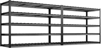 60" W Storage Shelves 3000LBS Garage Shelving Heavy Duty Adjustable 5 Tier Metal Shelving Unit for Storage Rack Garage Storage 1