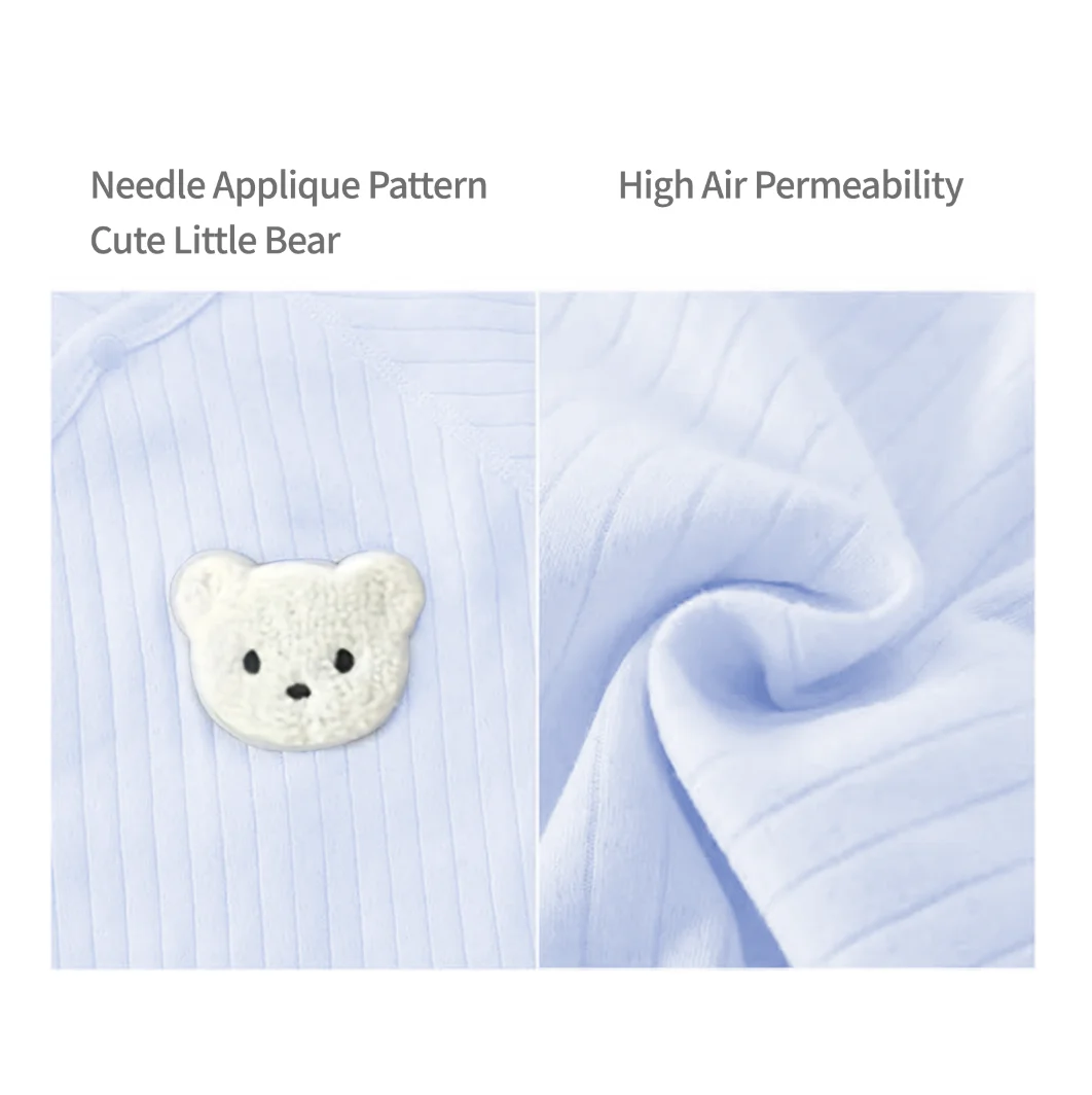 Newborn Cotton Bodysuit – Winter & Autumn Onesie (0–6 Months) 2