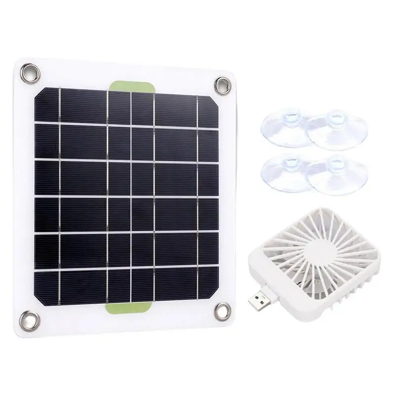 

Solar Panel Powered Fan Solar Ventilation Fan Ventilation Vent Fan 10W Solar Panel With Exhaust Fan Solar Fan For RV Camping
