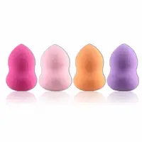 4pcs Makeup Sponge Powder Puff Dry and Wet Combined Beauty Cosmetic Ball Foundation Powder Puff Bevel Cut Make Up Sponge Tools 2