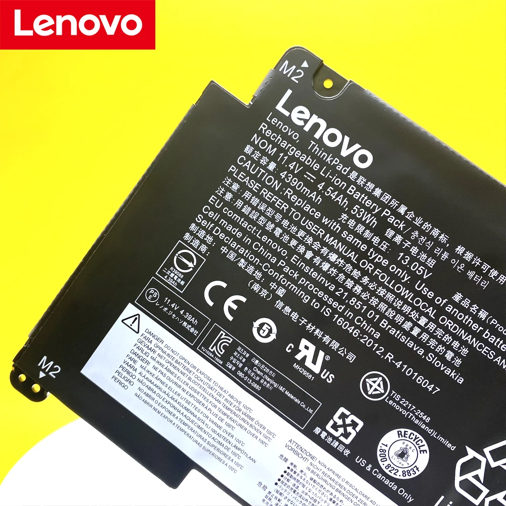 Nova Bateria do Portátil Original para Lenovo Thinkpad P40 Yoga 460 Yoga 14 Sb10f46458 00hw020 00hw021 Baterias p/ laptop - Imagem 6