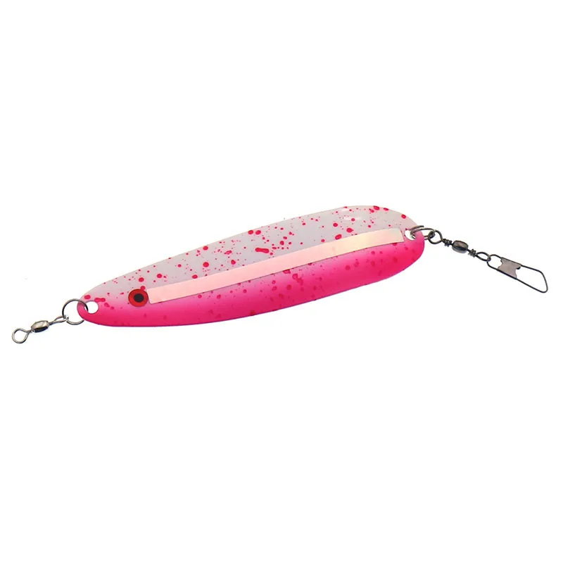 1Pcs   Long casting Trolling Fishing Lure 24g 11cm metal Jig bait Spoon Spinner Fishing Flasher