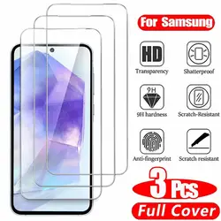 3 - Pack Premium Tempered Glass Screen Protector Set - Tempered Glass (For Samsung A50S)
