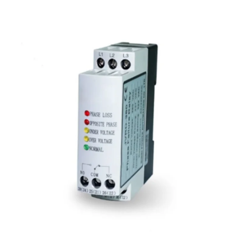 

JVRD Relay Perlindungan Kegagalan Fase 3 Fase Relay Pemantauan Tegangan 220V 380V 440V 460V 480V AC 50/60Hz
