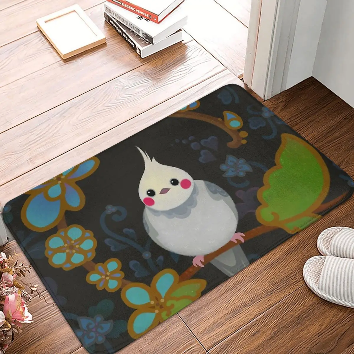 

Parrot Bird Bedroom Mat Cockatiel Doormat Kitchen Carpet Entrance Door Rug Home Decoration