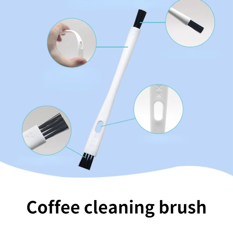 Coffee Grinder Cleaning Brush Espresso Machine 17cm PP Handle Home Dust Cleaner for Keyboards Coffee Machine Kitchen Accessories coffee cleaning brush coffee cleaning tool coffee machine cleaner