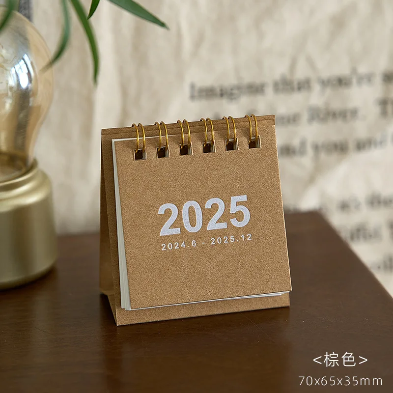 Desk Calendar 2025 Mini Portable