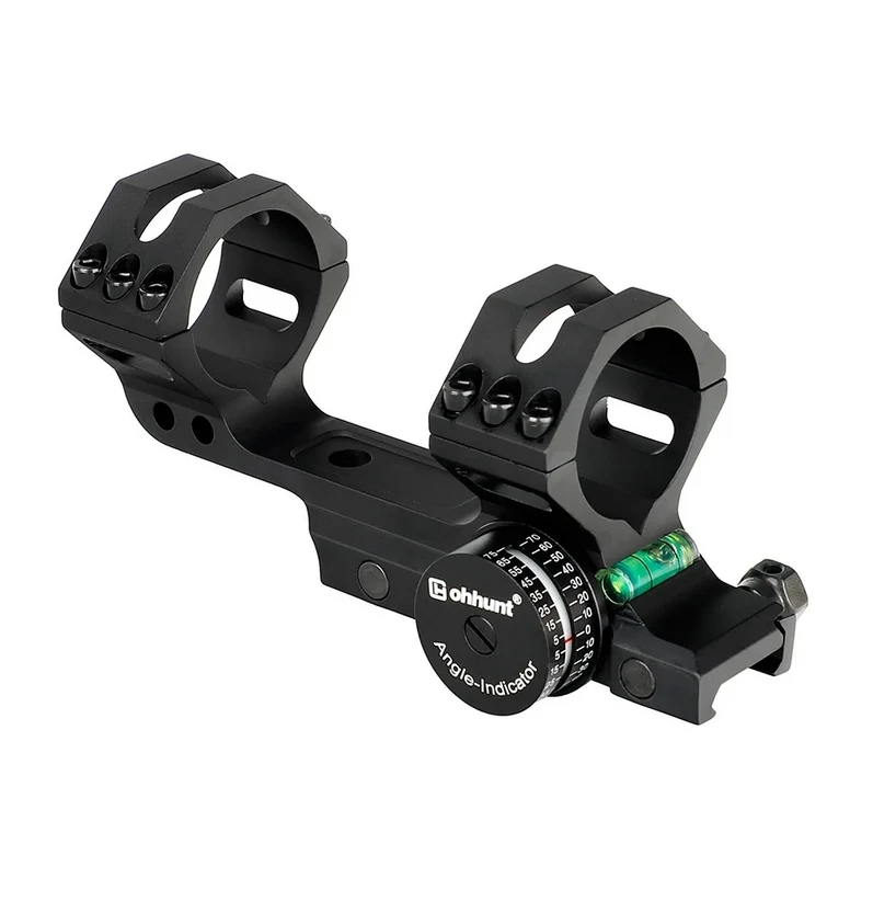30mm 35mm Integral Hunting Scope High Profile Mount Rings 20mm with Angle Cosine Indicator Kit Bubble Level