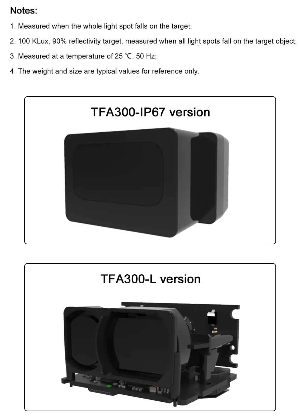 TFA300 Ultra-high Frequency Lightweight UAV Lidar TFA300-L Radar Sensor 290M Ran