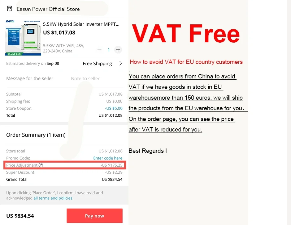 Description Picture 2 of itemEASUN POWER LiFePO4 Battery 200AH 100AH 12V24V BMS Rechargeable Lithium Bateria Pack for Camping Car Solar No Tax No VAT Battery