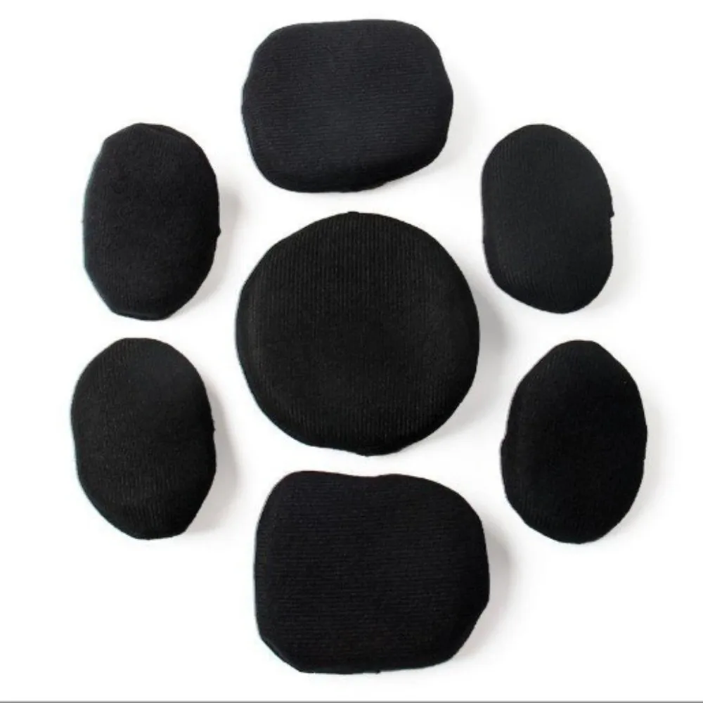 7pcs New Flexible Helmet Pads Adjustable with Adhesive Helmet Lining Soft Portable Replacement Foam For Motorcycle Bicycle