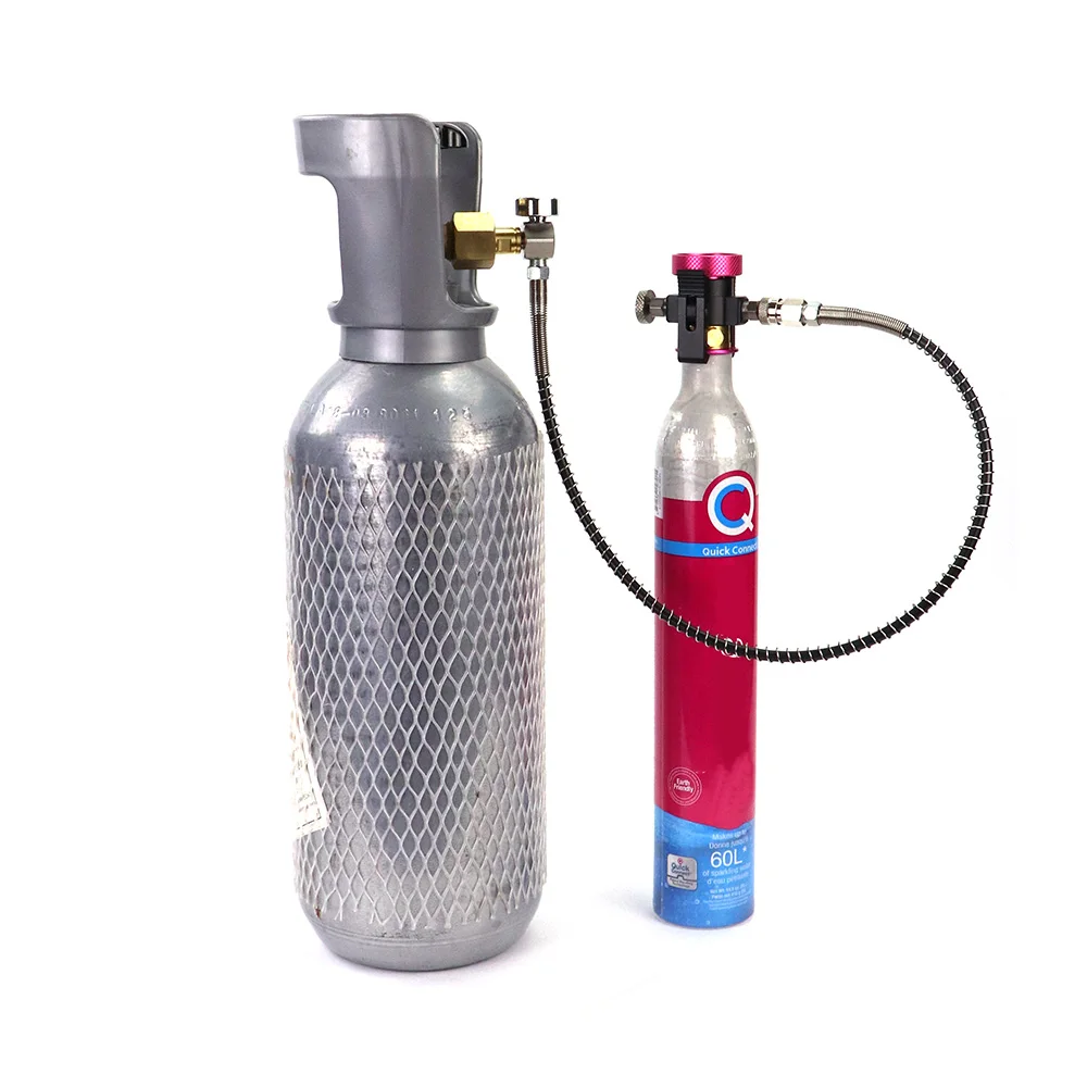 Soda Quick Connect Pink Co2 Cylinder Refill Adaptor Filling