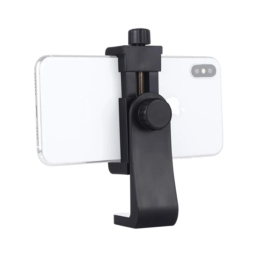 PULUZ Universal Smartphone Tripod Adapter Cell Phone Holder Mount Adapter with Live Webcast Mount for iphone Samsung Xiaomi