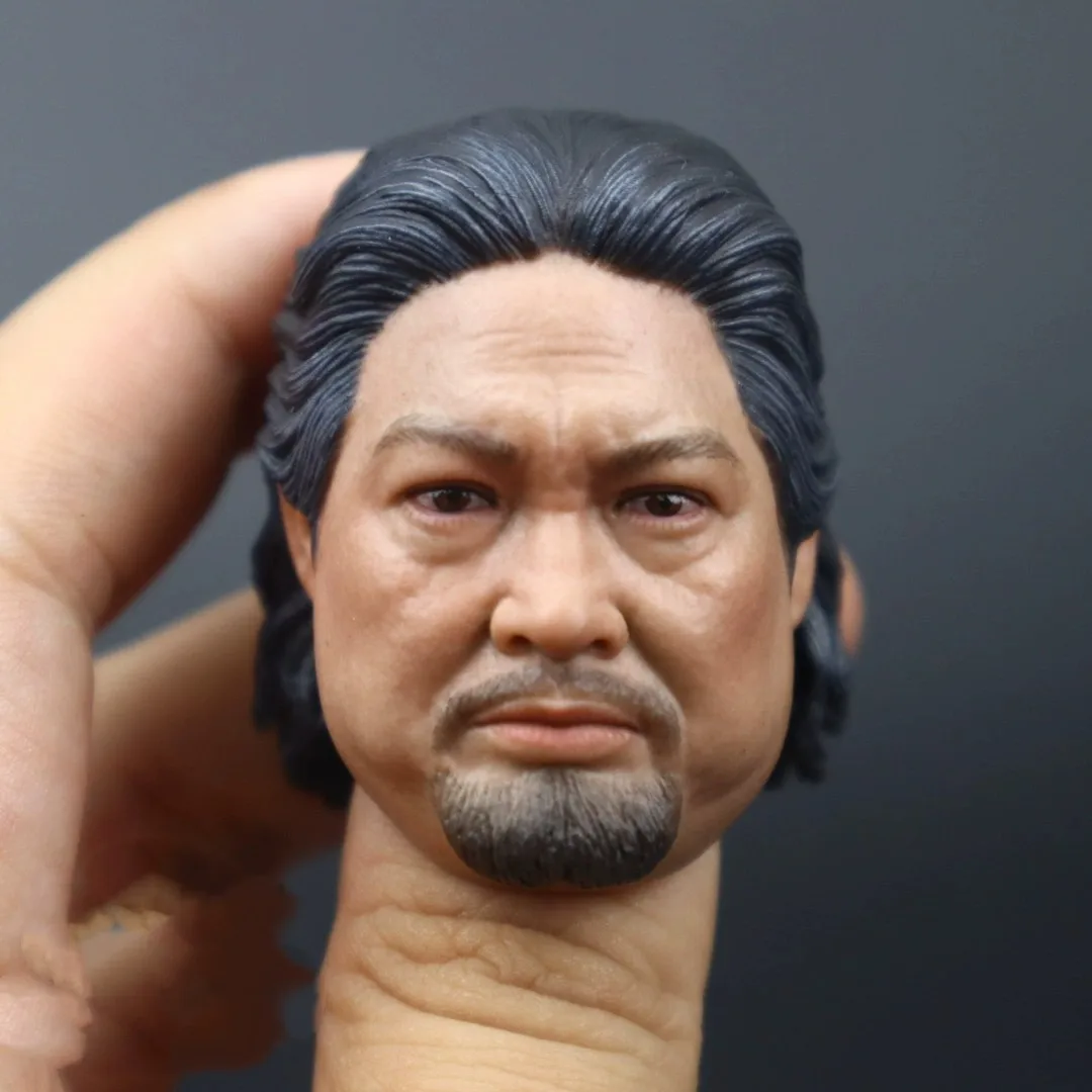 

Dolls 1/6 Head Sculpture Carving Sammo Hung Martial Arts ASia Star Soldier For 12inch TBleague Phicen Action Figure Toy