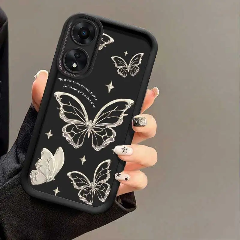 Elegant Love Butterfly Sky Eye Ladder Phone Case - A78 Series