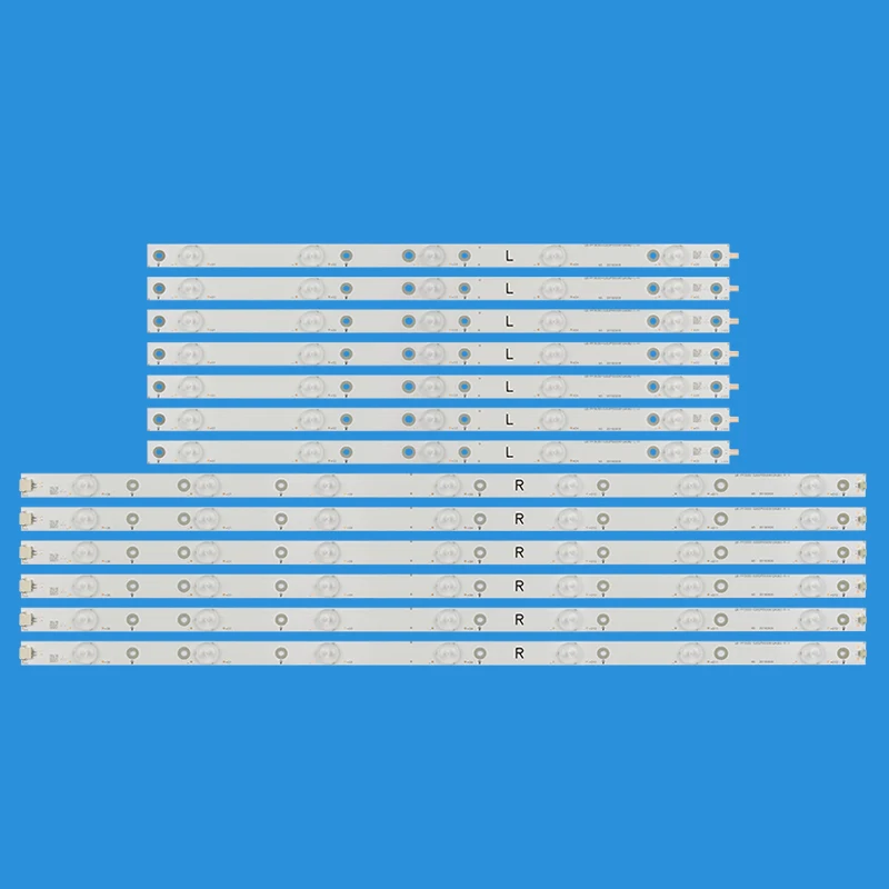 Nova 12 Pcs Kit Led Tiras para Philips tv 50puh6300 50 50puf6650 50put6400 55puf6092 t3 50puh6400 88 50put6400 12 50puf6461 t3