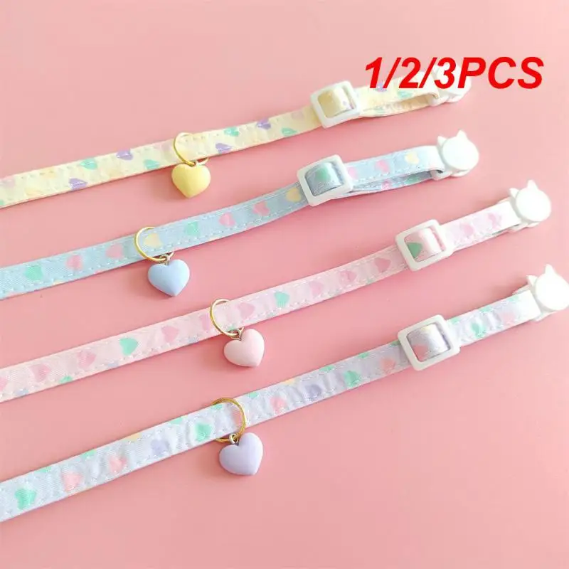 

1/2/3PCS Adjustable Puppy Collar Can Be Easily Carried Or Removed For Pets Pet Accessories Bright Colors Dog Collar Dog Bib Pet