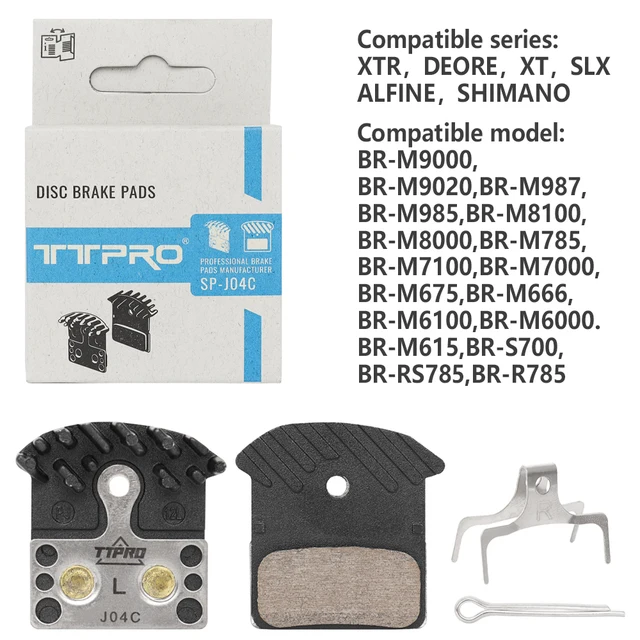 Deore Xt Slx J02a Resin Shimano Bicycle Brake Pads SHIMANO J02A