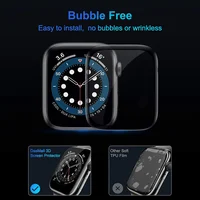 Film de protection d'écran en verre pour Apple Watch 11 10 46mm 42mm Ultra 3/2 49mm, Film Hydrogel souple iWatch 9 8 7 6 5 SE 45mm 41mm 44mm 6