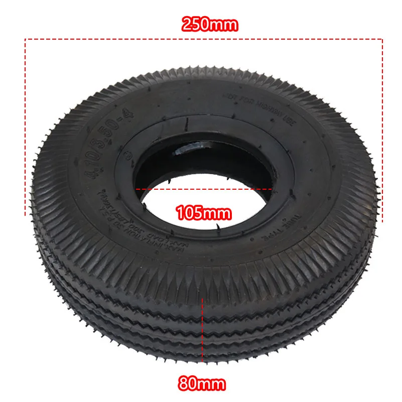 10 Inch Tyre 4.10/3.50-4 Tyres 4.10-4 3.50-4 Tires and Inner Tube Fit Electric Tricycle, Trolley,Electric Scooter,warehouse Car