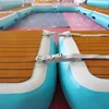 240Cm Floating Lounge Round Sofa Couch Inflatable Dock Platform For Super Yacht Water Fun  Adults 5