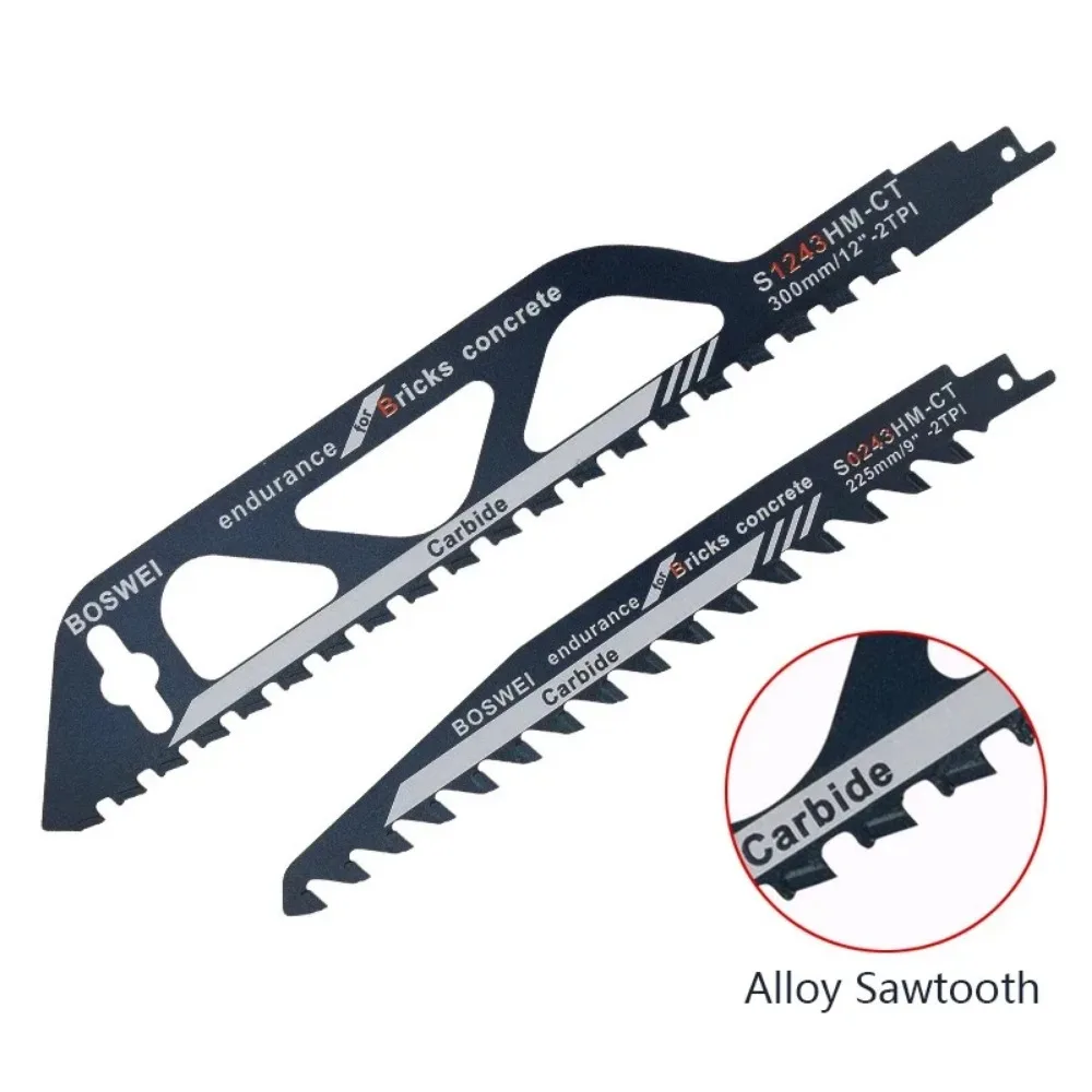 Versatile Alloy Reciprocating Saw Blade for Cutting Bubble Brick Hollow Brick Red Brick and Concrete Block with Hand Tools 3