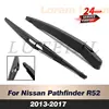 Wiper 12" Rear Wiper Blade & Arm Set Kit For Nissan Pathfinder R52 2013 2014 2015 2016 2017 Windshield Windscreen Rear Window 1
