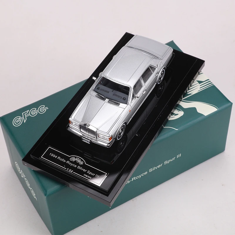 GFCC 1:64 1994 실버 스퍼 III 합금 모델 자동차