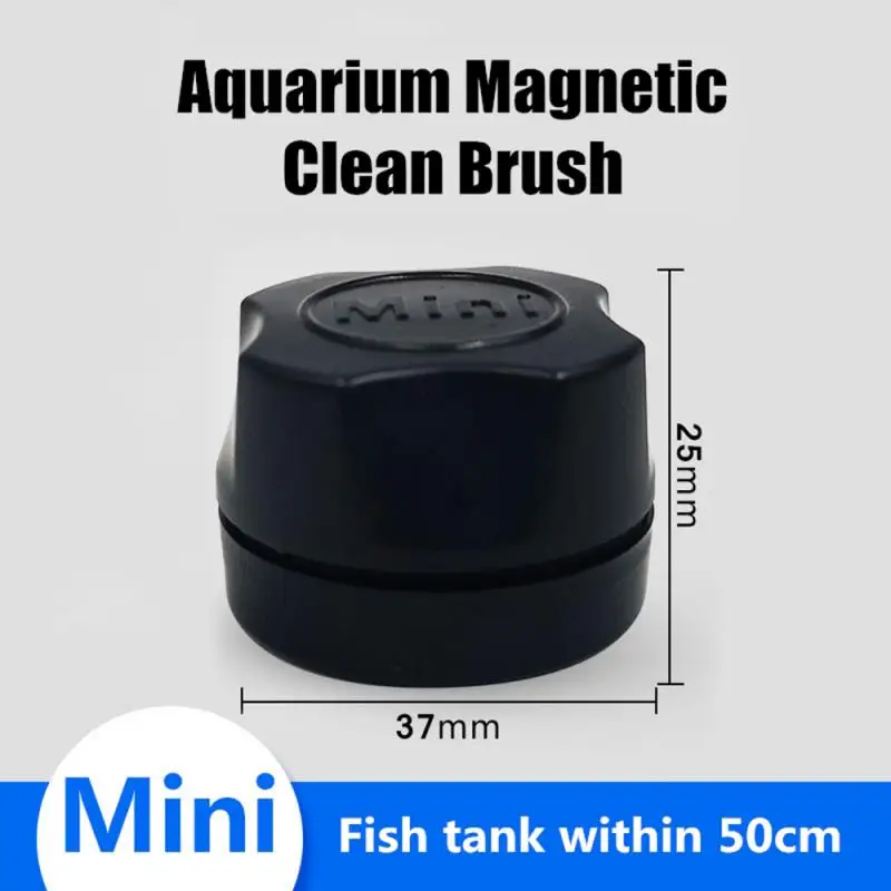 aquarium accessories near me Aquarium Fish Tank Magnetic Clean Brush Glass Floating Algae Scraper Curve Glass Cleaner Scrubber Tool Window Cleaning Magnet fish bowl decorations