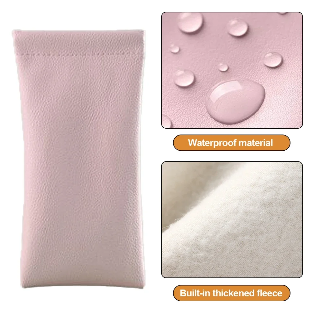 Multicolored Soft PU Leather Unisex Eyewear Storage Pouch
