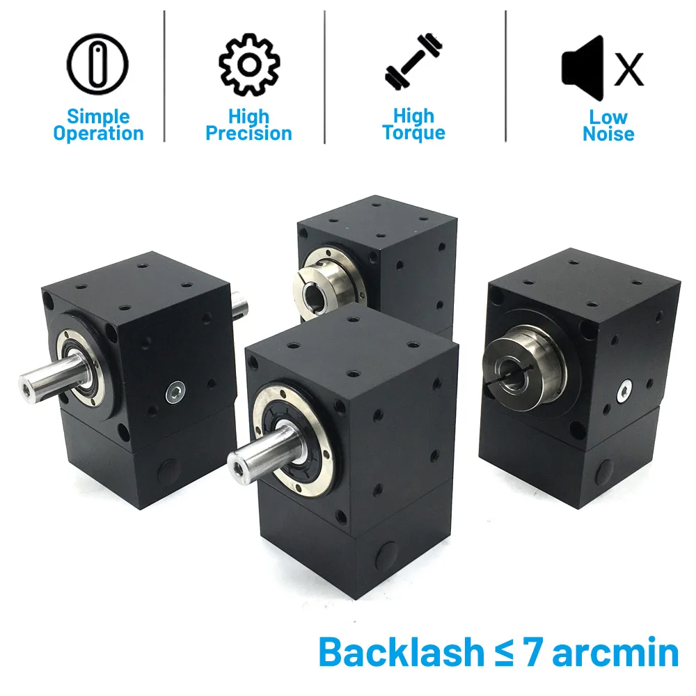 윤두안 직각 커뮤터 리듀서 홀/샤프트 출력 네마 23 57/60mm 플랜지 모터 기어..