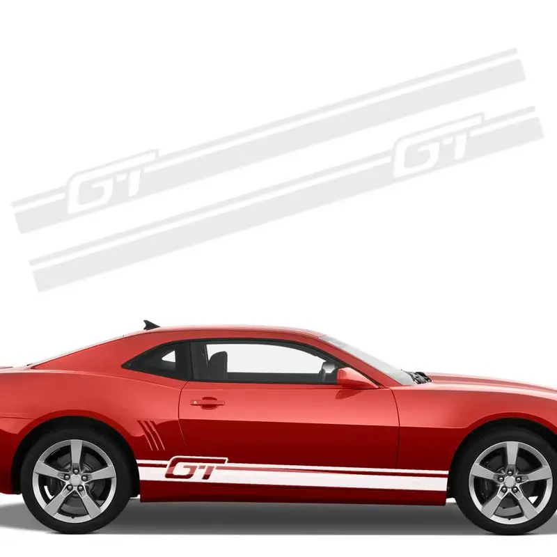 

Large Car Decals For Side Of Car Racing Stickers Auto Side Skirt Decal Universal Racing Stripe Graphic Stickers For Car Truck
