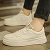White Sneakers For Men Platform Vulcanized Shoes Men Trend Street Style Casual Brand Walking Men's Sneakers On Office Shoes Male 1