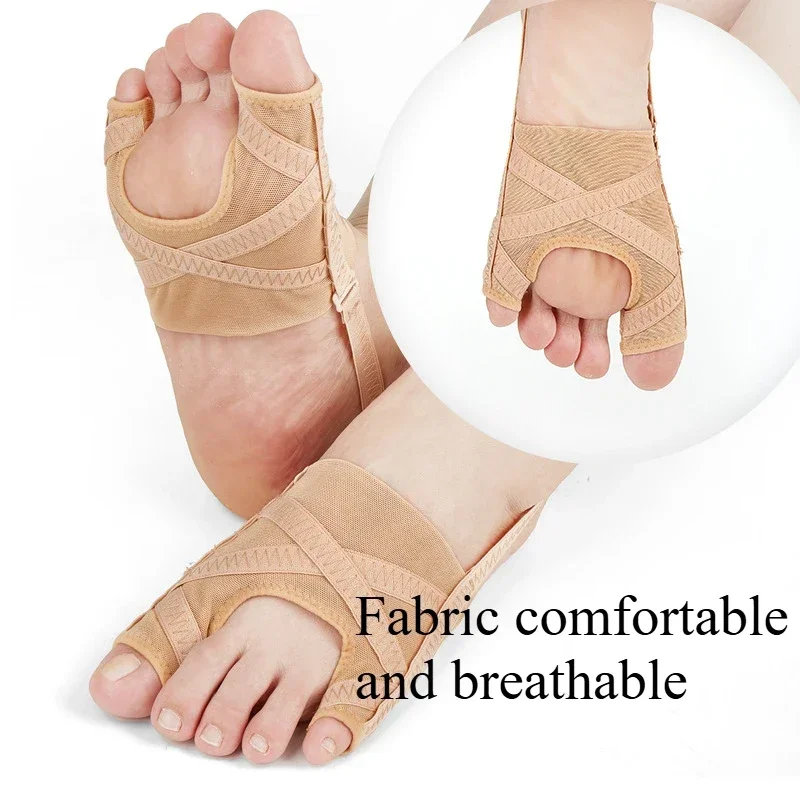 Fabric Bunion Corrector Breathable Adjustable Hallux Valgus Sleeve Spacer Separator Toe Corrector Sports Bunion Socks Running