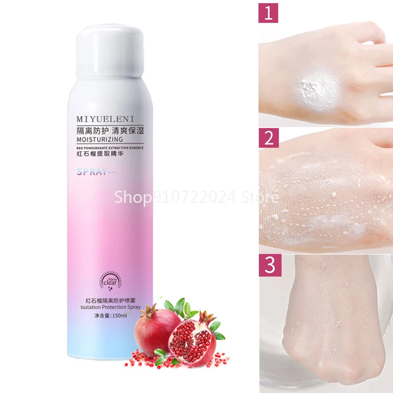 Skin Whitening Spray 150ML Red Pomegranate Protection Skin Care Sunblock Sunscreen Cosmetics