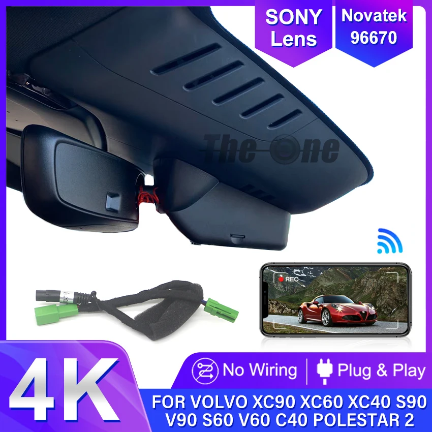 

Видеорегистратор для VOLVO XC90/XC60/XC40/S90/S60/V60/C40/Polestar 2 с поддержкой Wi-Fi