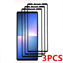 Premium 3 - Pack Tempered Glass Screen Protector - Ultra Durable 9H Hardness - Xperia 5 III