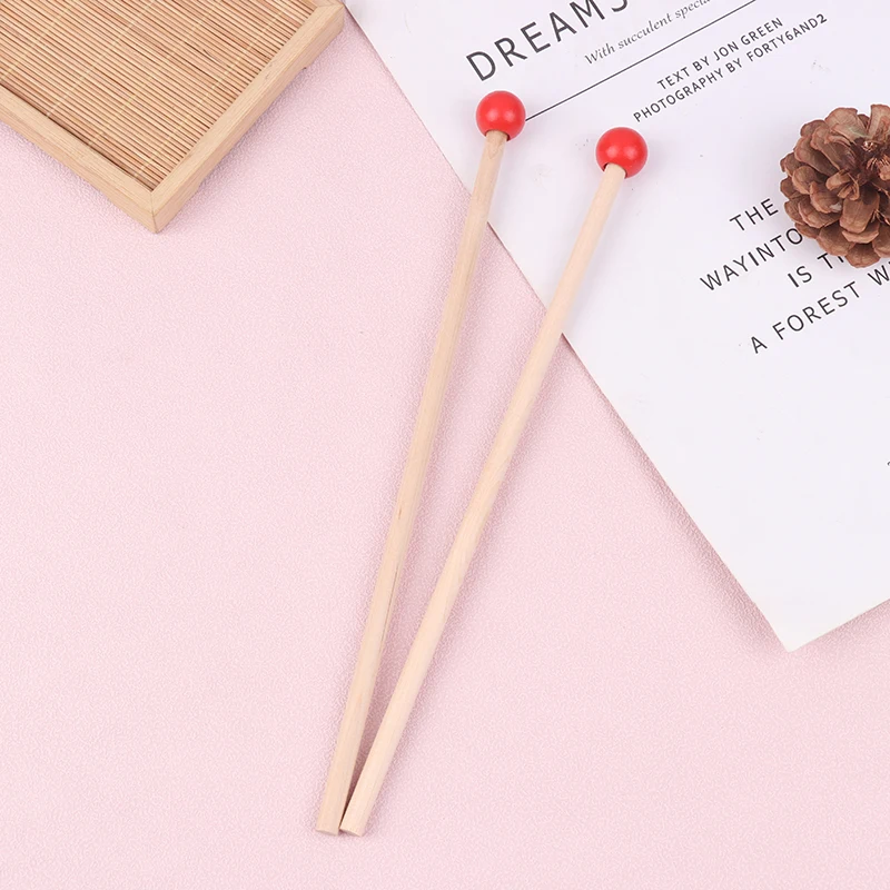 

Деревянные детские барабанные палочки, 2 шт., 250 мм, перкуссионный аксессуар для ксилофона, барабан, тренировочные инструменты для начинающих