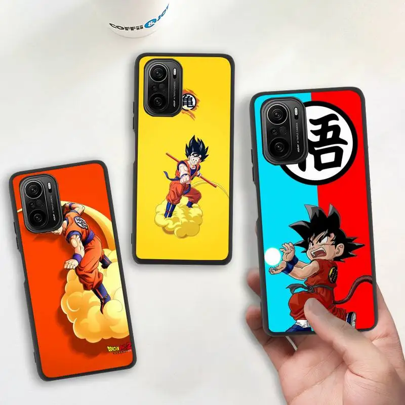 

Anime DBZ Dragon Ball Z Goku Phone Case For Redmi 9A K20 K30 K40 Note 11E 11S 11 10 9 Pro Silicone Soft Cover