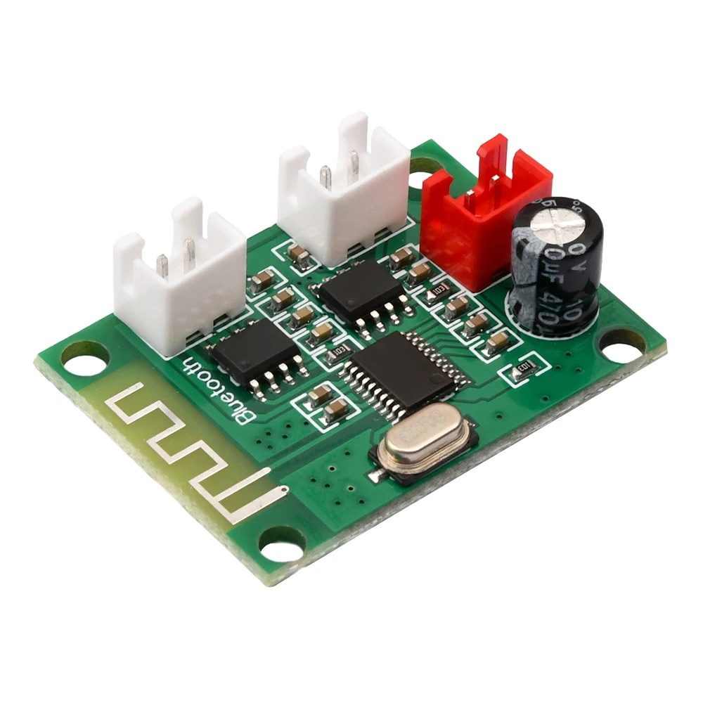 2 in 1 Bluetooth Audio Amplifier Board 3W*2 Two Channel Stereo Bluetooth Audio Module Speaker 4Ohm DC3.3V-5V