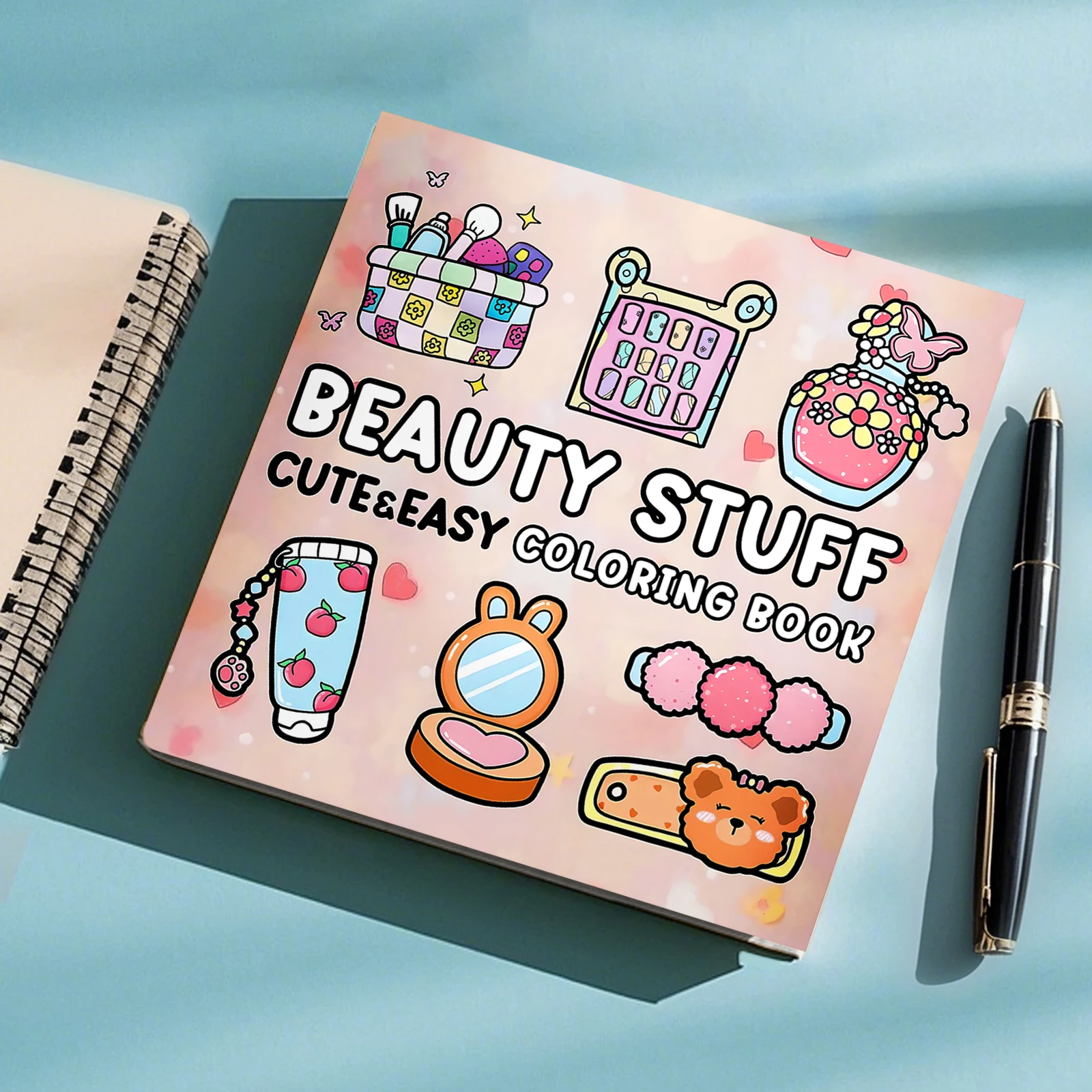 Beauty Stuff Coloring Book 24 Page Adult Picture Books Gift Birthday Party Relieve Stress Kill Time Graffiti Painting Drawing ﻿ 5