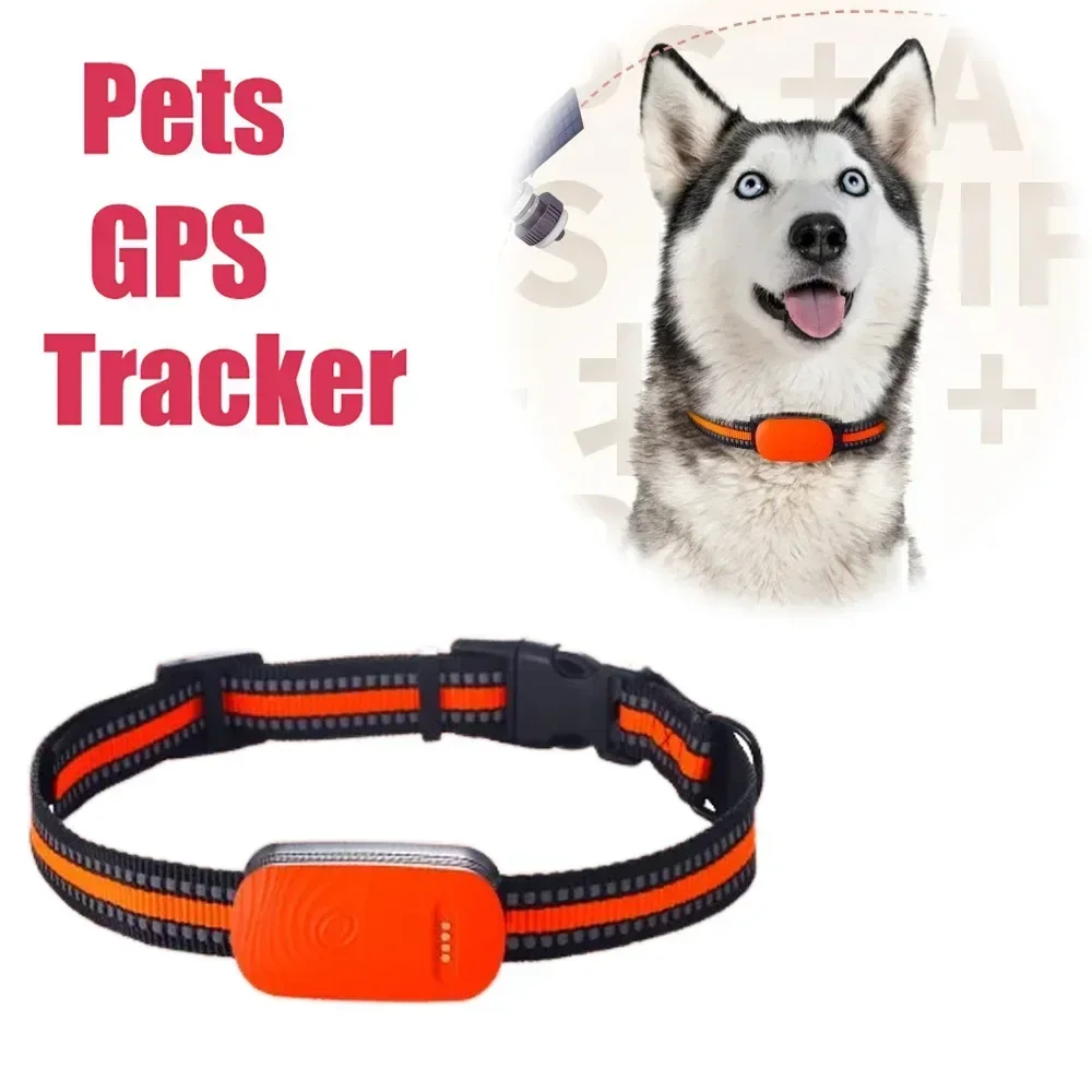 4G Pet Tracker GPS Locator Dog Anti-Lost Locator Waterproof Find Device Remote Control Cat Collar Tracking Device for Dogs Cats