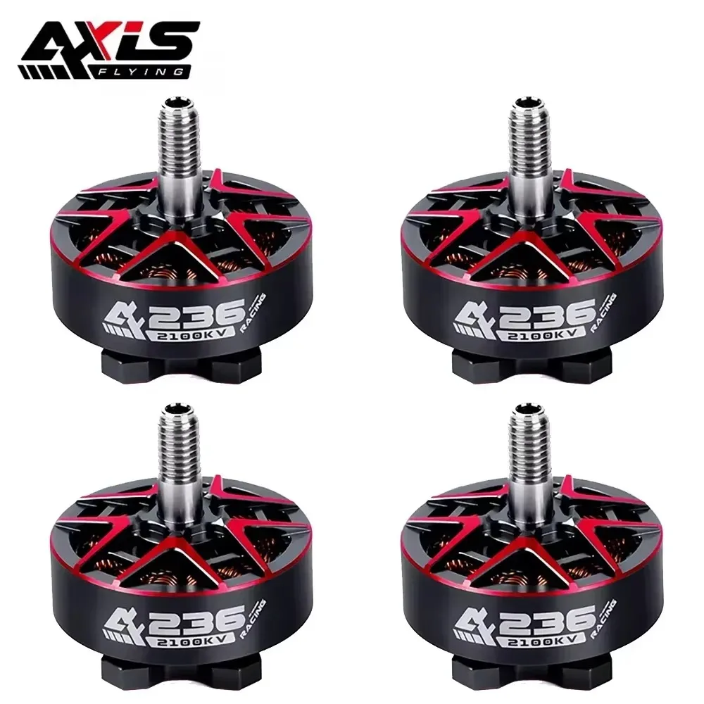 Axisflying AF236 4PCS Brushless Motor Combo 1960KV/2100KV 6S Racing Motor for Mark4 5 6 Inch FPV Drone Frame