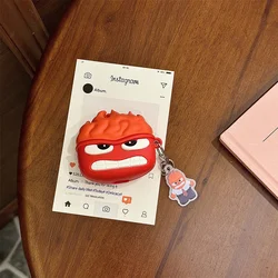 Cute Cartoon Anger Silicone Protective Earphone Case with Pendant Cover for Freebuds SE2 or SE3 (NN)