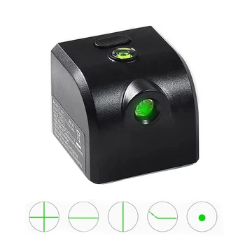 Mini Laser Level Horizontal And Vertical Cross Lines Green/Red Laser Beam Line Indoors and Outdoors Portable Measurement Tool
