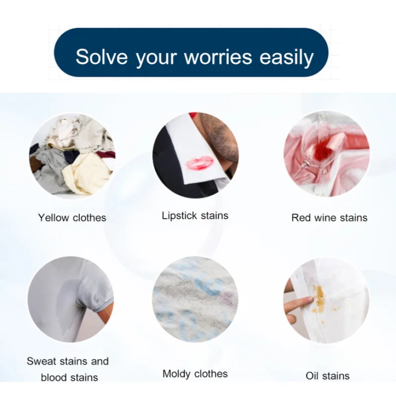 Explosive SaltStrong Stain RemovalBaby Color Bleaching PowderDe-yellowing and WhiteningColorful ClothesColor Bleaching Agent