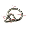 20pcs Stainless Steel Ring Buckle Halter Buckles Bridle Hardware Accessories Fittings Nickel Plated Ring 6