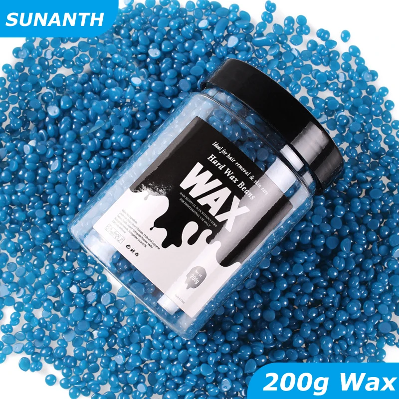 200g/400g Canned Wax Beans For Wax Heater Hot Wax Fast Body Hair Remove Wax For Facial Hair Removal Wax Beans For Wax Heater Kit