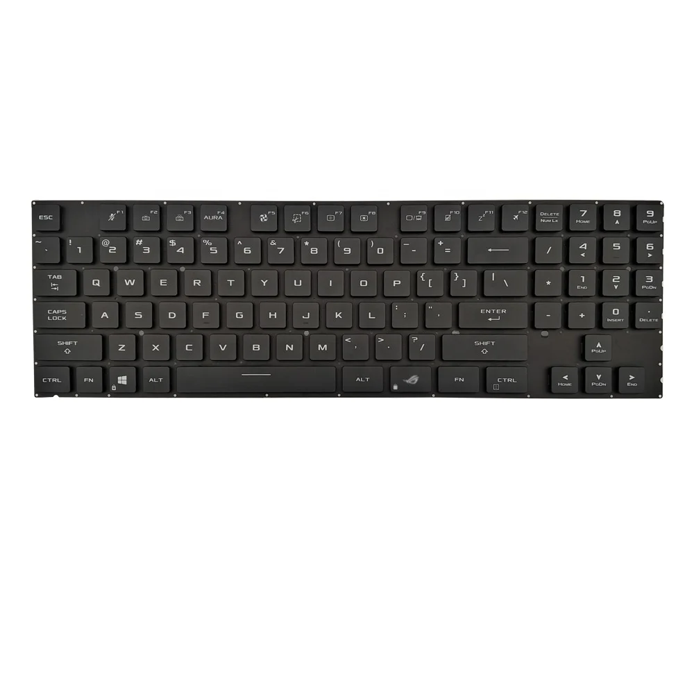 Laptop Keyboard No Backlight for Gx703 US Layout